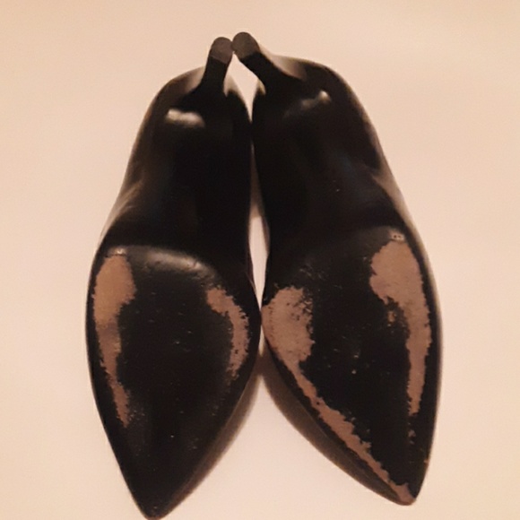 VIA SPIGA Stiletto black & blue heels size 8 1/2M - Picture 8 of 8